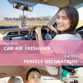 6-dielna sada dvojstranných kariet šťastia do auta – visací doplnok pre interiér auta a šatník; Materiál: kartónový papier; Spracovanie: gravírovanie, tlač, sieťotlač, leštenie; Kód produktu: X1142