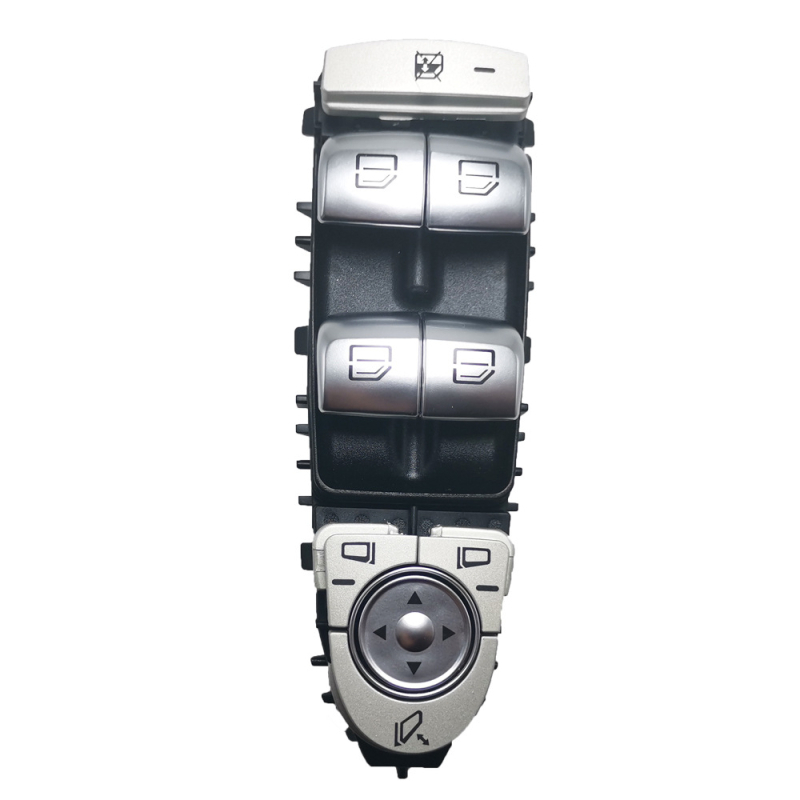 Elektrický vypínač zdvihnutia okna pre Mercedes-Benz C trieda W205 – 12V, ABS plast, modely 2059056811, 2057200648