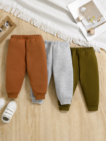 Dječji trodijelni set: duksa i dugačke hlače u europsko-američkom stilu, poliester 95%, proljeće‑jesen, sigurnosna klasa A