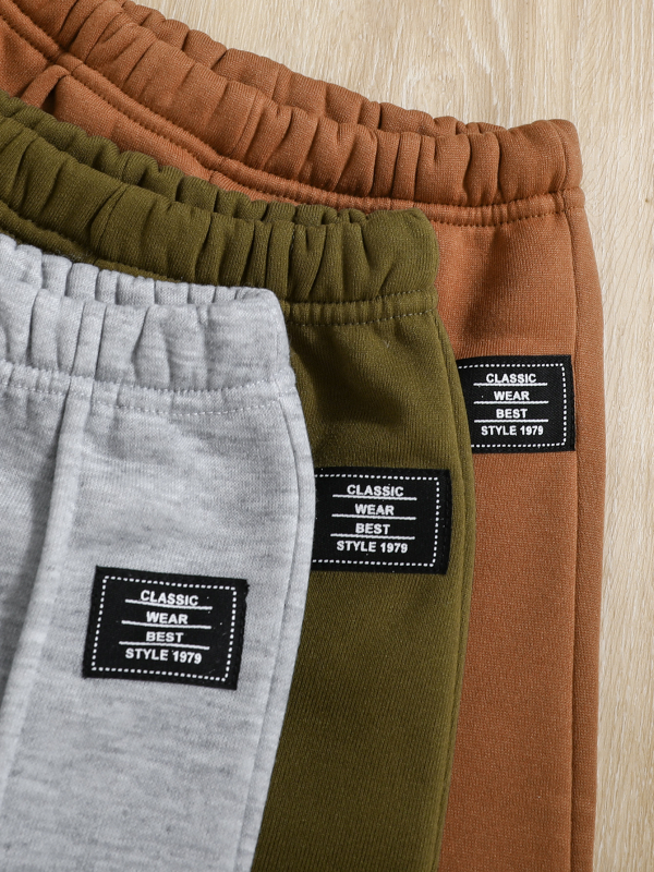 Dječji trodijelni set: duksa i dugačke hlače u europsko-američkom stilu, poliester 95%, proljeće‑jesen, sigurnosna klasa A