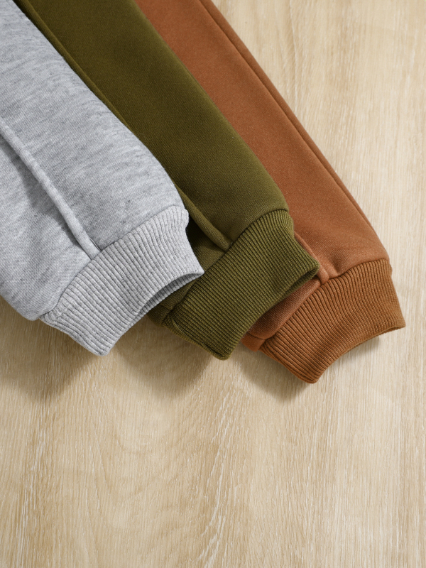 Dječji trodijelni set: duksa i dugačke hlače u europsko-američkom stilu, poliester 95%, proljeće‑jesen, sigurnosna klasa A