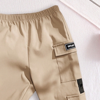 Dječje sportske duge hlače od Milk Silk, unisex, elastični pojas, srednji porast struka, jednobojni uzorak