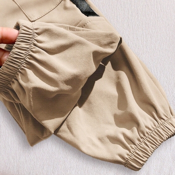 Dječje sportske duge hlače od Milk Silk, unisex, elastični pojas, srednji porast struka, jednobojni uzorak