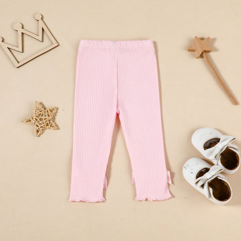 Detské pletené dlhé nohavice, 100% polyester, bezpečnostná úroveň B, vek 1–3 rokov