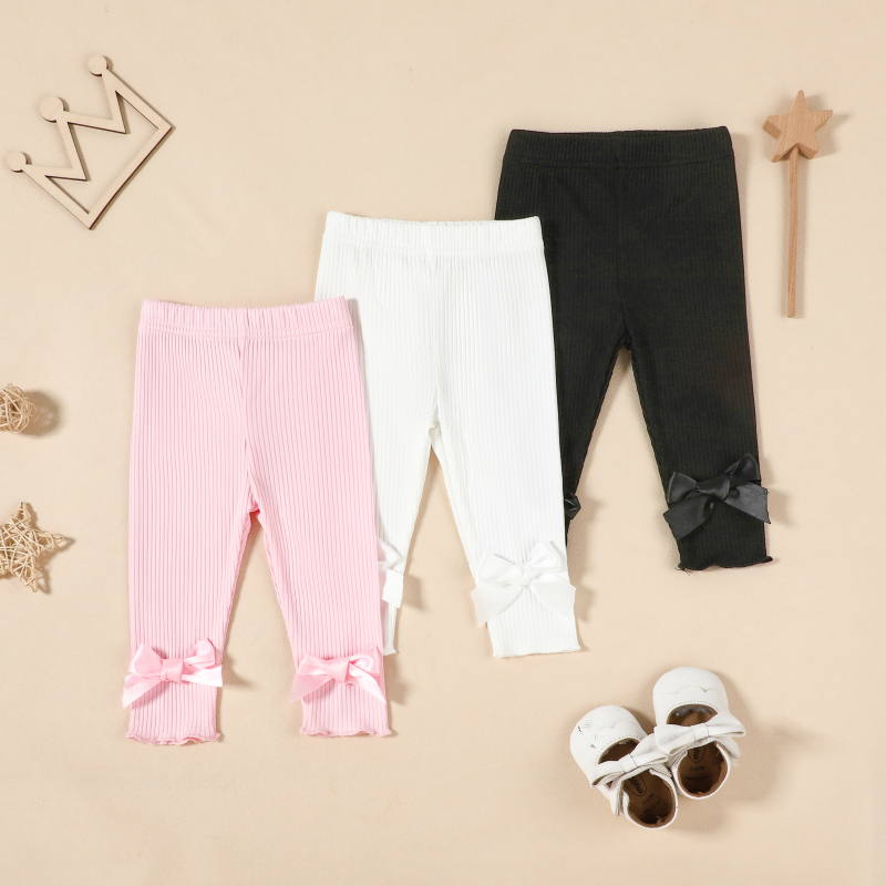 Detské pletené dlhé nohavice, 100% polyester, bezpečnostná úroveň B, vek 1–3 rokov