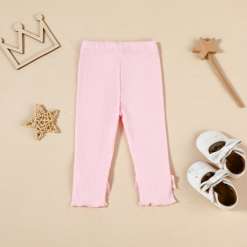 Detské pletené dlhé nohavice, 100% polyester, bezpečnostná úroveň B, vek 1–3 rokov