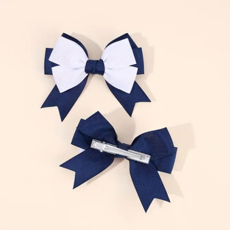 Spona na vlasy s motívom motýľového uzlu – korejský štýl, ručná výroba, spona na vlasy typu aligátor, ženský doplnok, leto 2025