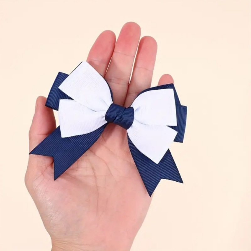 Spona na vlasy s motívom motýľového uzlu – korejský štýl, ručná výroba, spona na vlasy typu aligátor, ženský doplnok, leto 2025