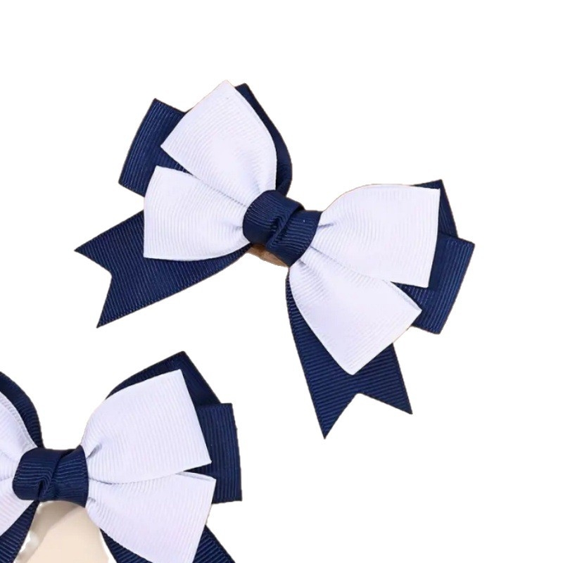 Spona na vlasy s motívom motýľového uzlu – korejský štýl, ručná výroba, spona na vlasy typu aligátor, ženský doplnok, leto 2025