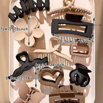 11-dielna sada sponiek do vlasov, PP materiál, Yiwu pôvod, jeseň 2025