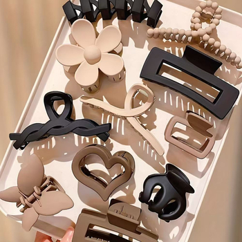 11-dielna sada sponiek do vlasov, PP materiál, Yiwu pôvod, jeseň 2025