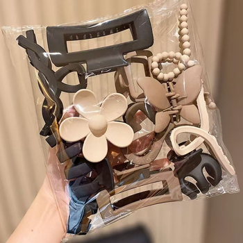 11-dielna sada sponiek do vlasov, PP materiál, Yiwu pôvod, jeseň 2025