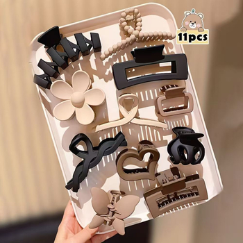 11-dielna sada sponiek do vlasov, PP materiál, Yiwu pôvod, jeseň 2025