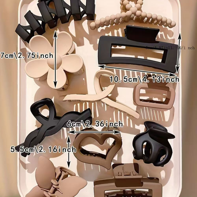 11-dielna sada sponiek do vlasov, PP materiál, Yiwu pôvod, jeseň 2025