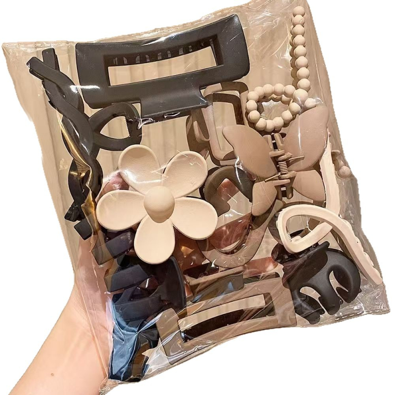 11-dielna sada sponiek do vlasov, PP materiál, Yiwu pôvod, jeseň 2025