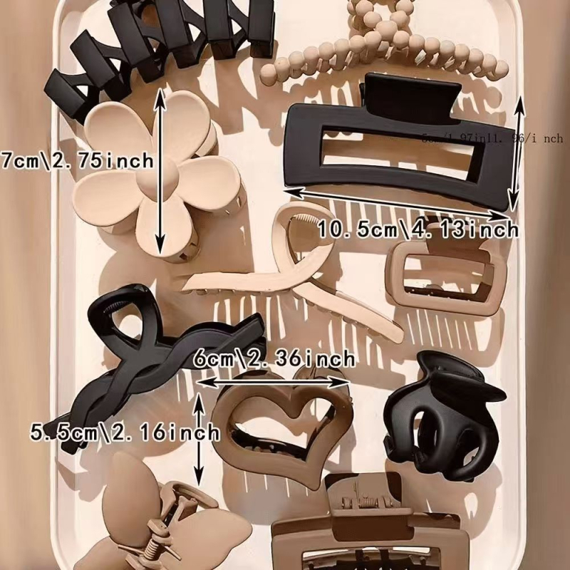 11-dielna sada sponiek do vlasov, PP materiál, Yiwu pôvod, jeseň 2025