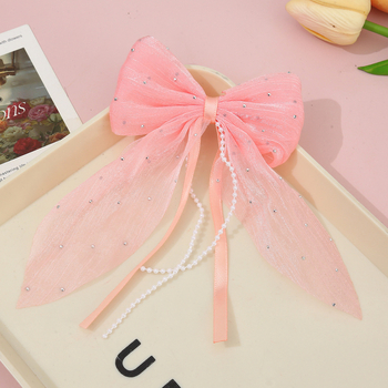 Spona na vlasy - bavlna, ručná výroba, dámsky dovolenkový štýl, doplnok na hlavu (Model FFF2700)