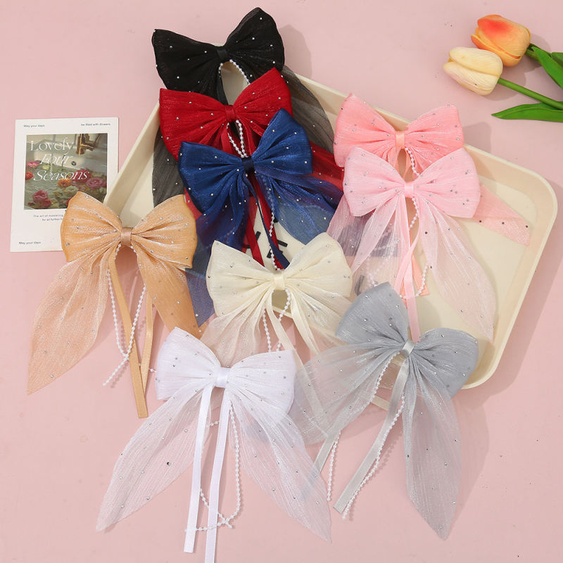 Spona na vlasy - bavlna, ručná výroba, dámsky dovolenkový štýl, doplnok na hlavu (Model FFF2700)