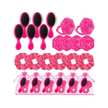 24-dielny zásnubný darčekový set s kefou na vlasy a prsteňom na vlasy, kód produktu sh48479016, Značka: Iné, pre medzinárodný trh
