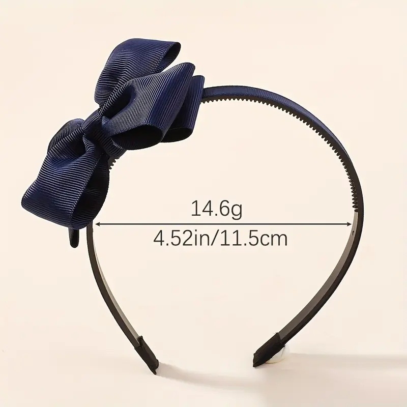 34-dielny set doplnkov do vlasov pre mládež s klipsami s motívom motýlieho uzla, školský štýl, látka