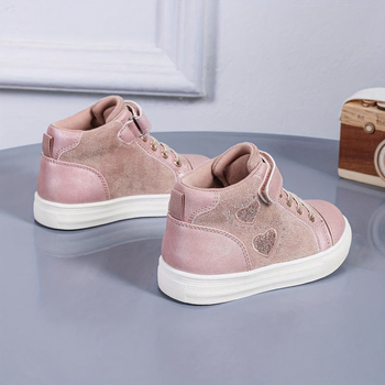 Dječje visoke tenisice s Velcro kopčom, gornji dio od tkanine, gumeni potplat, lagane, za uzrast 1-3 godine