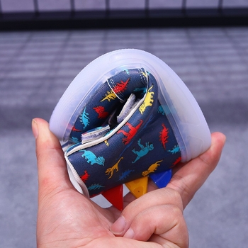 LED cipele s dinosauruse za djecu - gornji dio od umjetne kože, Velcro kopčanje, prozračne i lagane, vodootporne, PVC đon, unisex, za uzrast 1–6 godina