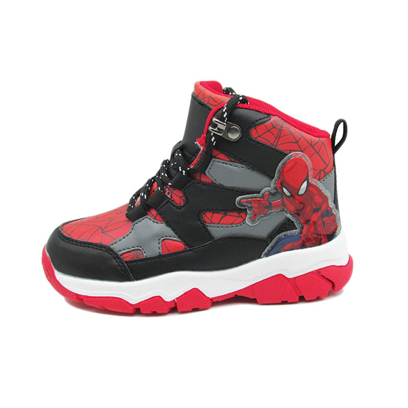 Unisex dječje planinarske tenisice s karikaturnim uzorkom, gornji dio od sintetičke kože, gumeni potplat, za djecu 7–12 godina, jesen-zima