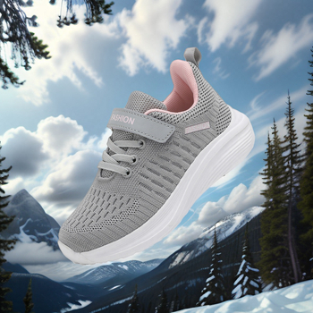 Dječje Fly-Knit tenisice, prozračni gornji dio od tkanine, EVA đon, Velcro zatvarač, protuklizne