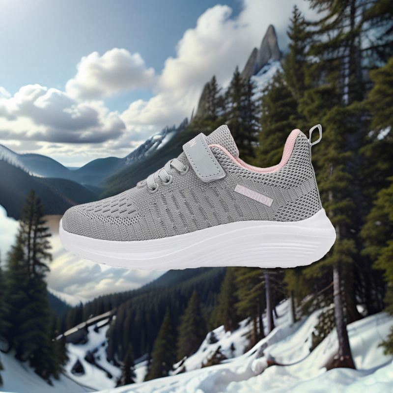 Dječje Fly-Knit tenisice, prozračni gornji dio od tkanine, EVA đon, Velcro zatvarač, protuklizne