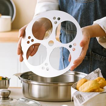 Nerezový hrniec na parenie z ocele 201 s parovacím košíkom a funkciou varenia vajec, kompatibilný s indukčnou doskou, 1 vrstva