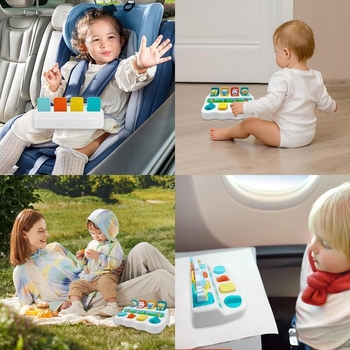 Set jucării fructe pentru sugari Montessori - ABS material, 6-12 luni