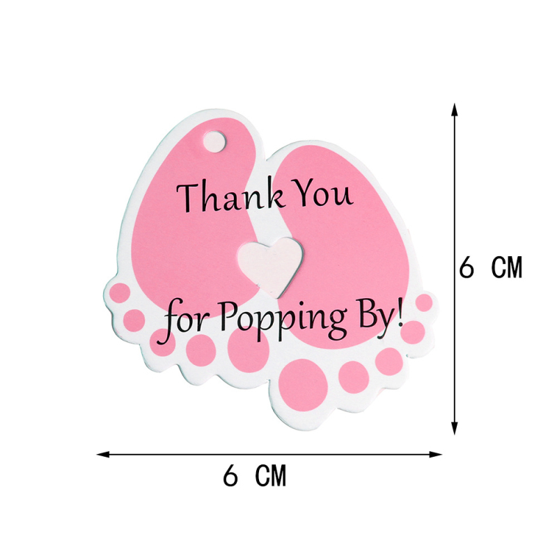 Detské party štítky na darčeky z bieleho kartónu, tlačené, 50 súprav v darčekovom balení; vhodné na balenie darčekov a dekoráciu narodenín; značka KATE FAVORS; licencovaná súkromná značka.