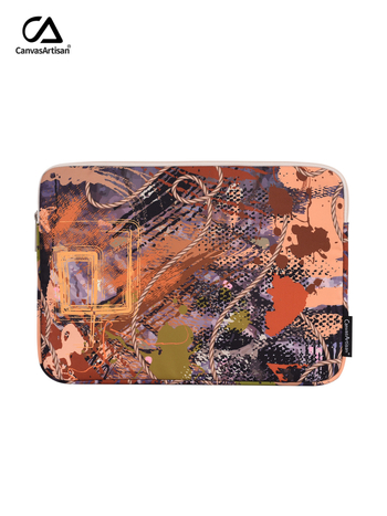 Калъф за таблет Canvasartisan – полиестер; дишаща и водоустойчива материя; геометричен принт; стил: улична мода