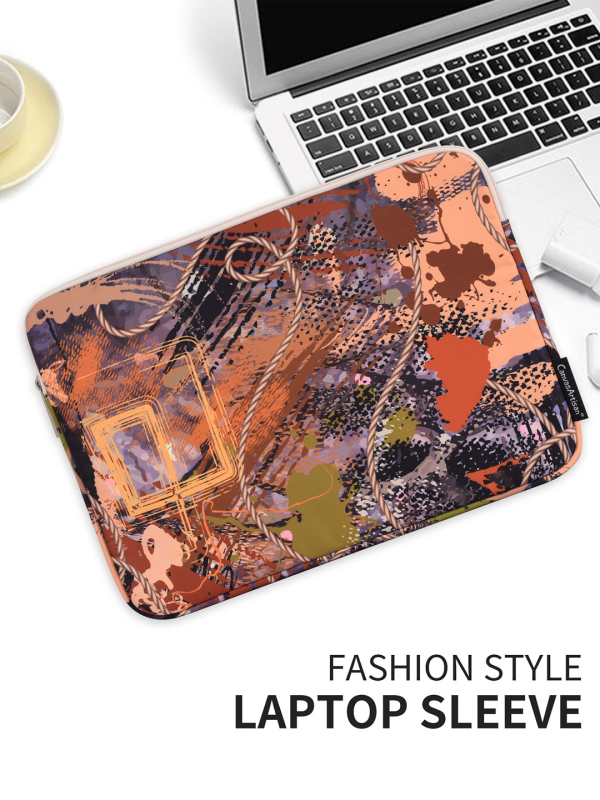 Калъф за таблет Canvasartisan – полиестер; дишаща и водоустойчива материя; геометричен принт; стил: улична мода