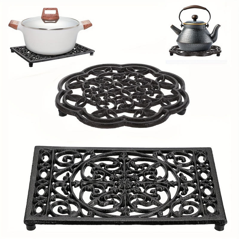 Podložka pod hrniec – liatinová, tepelne odolná, 1 ks