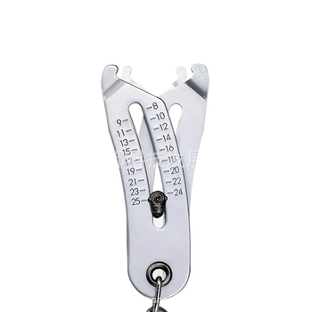 Privjesak mjerač veličine navoja, precizan metalni mjerač, geometrijski oblik, za kućnu uporabu