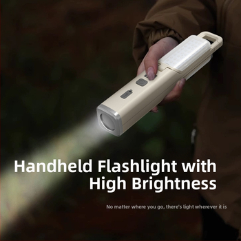 LED kempingová lampa, skladacia a prenosná, nabíjateľná, 3,7V 10W, vhodná pre stany a internáty, zavesiteľný dizajn