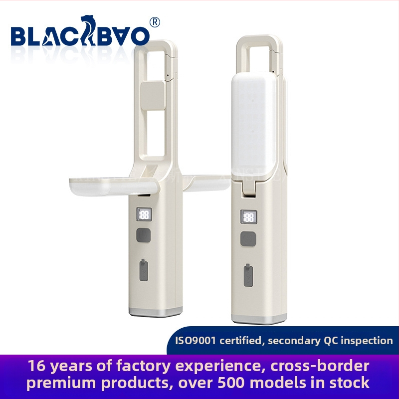 LED kempingová lampa, skladacia a prenosná, nabíjateľná, 3,7V 10W, vhodná pre stany a internáty, zavesiteľný dizajn