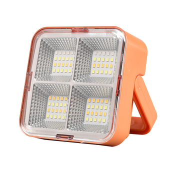 Solárna nabíjacia lampa na kempovanie — 80W, 5V, 6–12 h prevádzky, IP42, životnosť 50 000 h