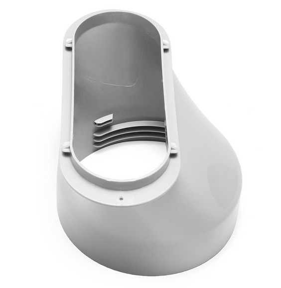 Prenosný vývod pre mobilnú klimatizáciu s plochým koncovým spojom (duckbill), priemer 15 cm a 13 cm, model 150-130