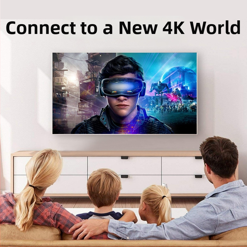 Kábel Type-C na HDMI 2.1 pre 4K zobrazenie - HDMI A konektor, meď potiahnutá striebrom