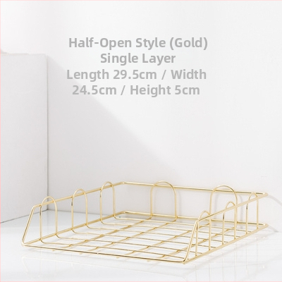 Stohovateľný regál na súbory, stolné skladovanie pre kanceláriu a štúdium