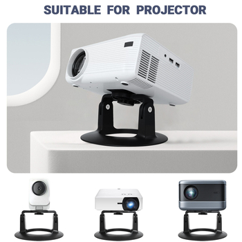 Stojan na projektor na nočný stolík s pan-tilt hlavou, kompatibilný s Xgimi, JMGO, Xiaomi, Dangbei