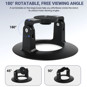 Stojan na projektor na nočný stolík s pan-tilt hlavou, kompatibilný s Xgimi, JMGO, Xiaomi, Dangbei