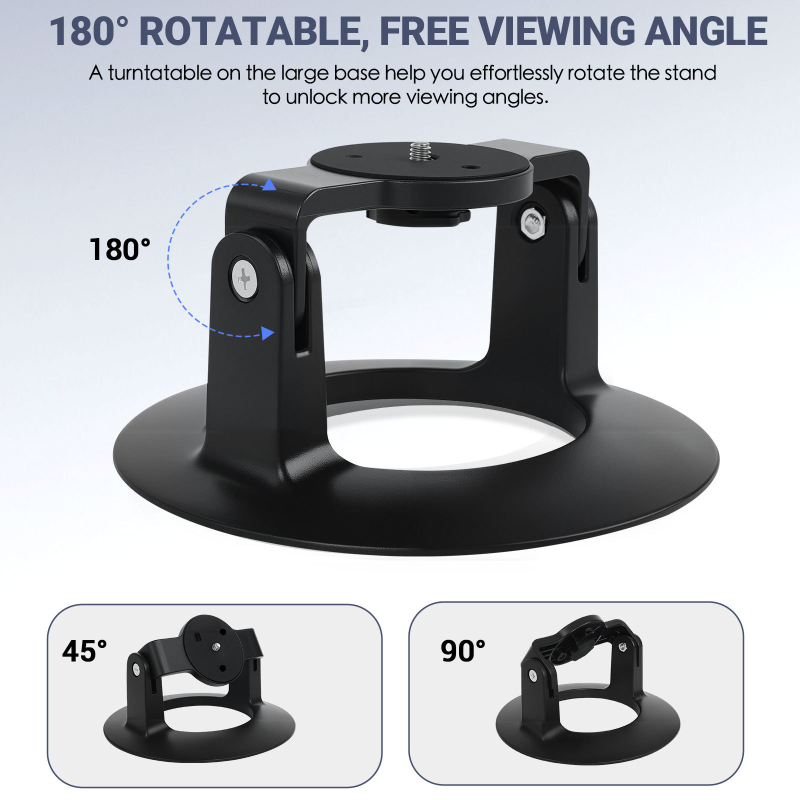 Stojan na projektor na nočný stolík s pan-tilt hlavou, kompatibilný s Xgimi, JMGO, Xiaomi, Dangbei