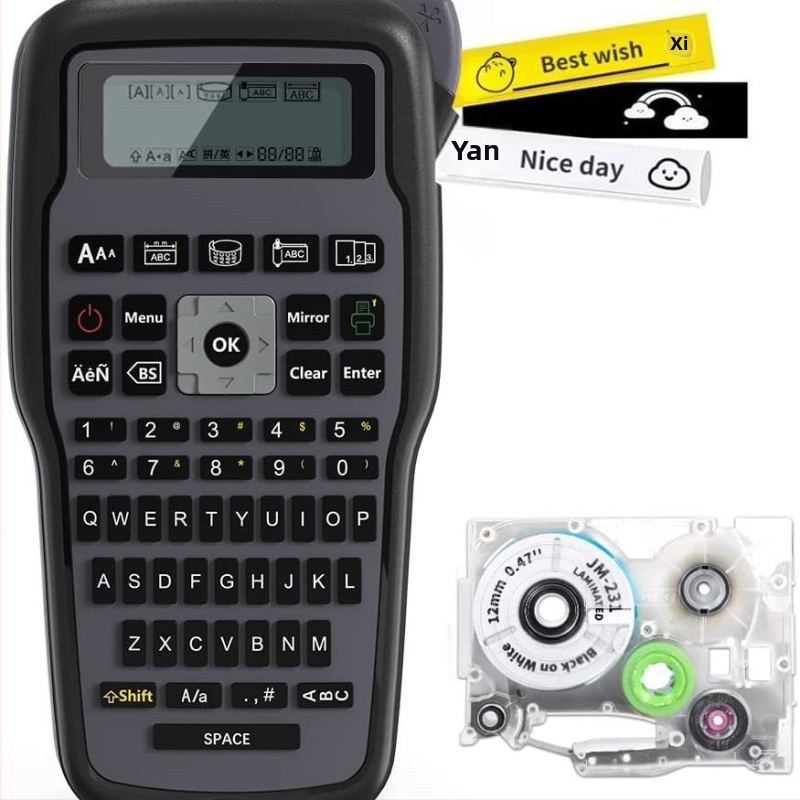 E1000 Комерсиален етикетен принтер – 203 DPI; печат с лента; формат 8,5 mm; мрежово принтиране; съвместим с Android 5.0 / iOS 9.0