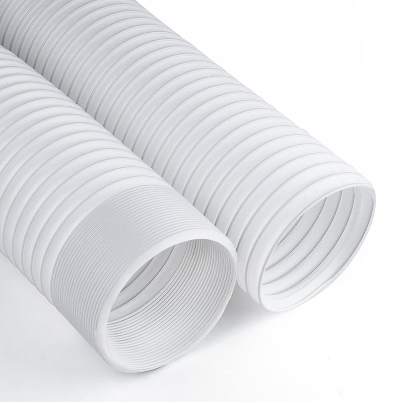 Prenosná hadicová výfuková rúra pre klimatizáciu (3 m dĺžka, priemer 5,1 in, teleskopická)