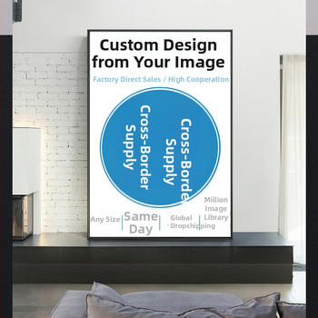 Bez rámu obraz so žabkou v karikatúrnom štýle, tlač na olejovom plátne, inkjet tlač, prispôsobiteľné podľa nákresu