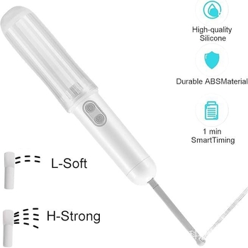Prenosné nabíjateľné bidet, ručný hygienický irrigátor, elektrické ovládanie, elektroplakovaná úprava povrchu, moderný minimalistický štýl