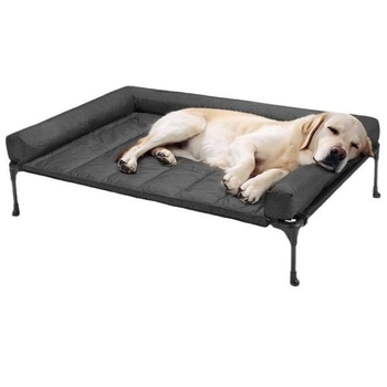 Fushang Odvojiva pseća lezaljka s prozračnom Teslin mrežom, vodootporna i protuklizna, okvir od nehrđajućeg čelika